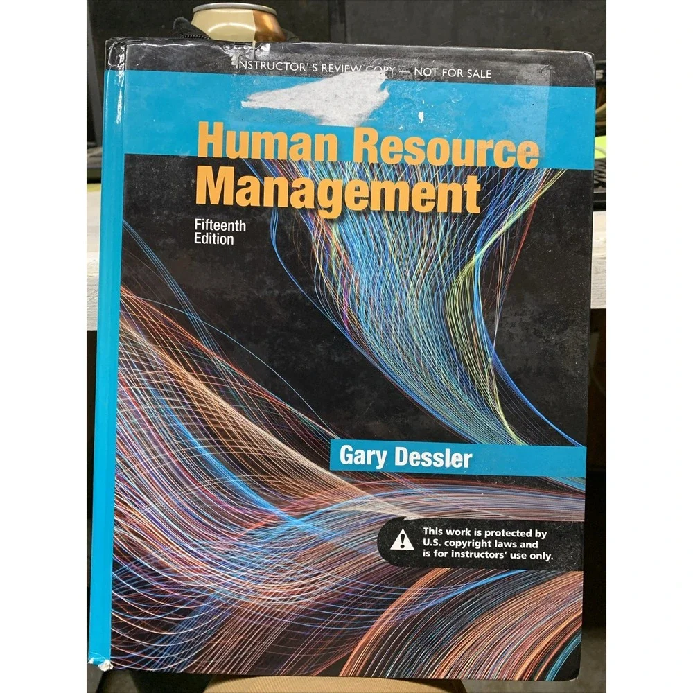 Human Resource Management, Dessler, Gary. Hardcover, Instructor's Review Copy